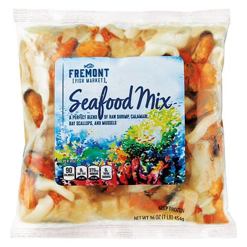Fremont Fish Market Frozen Seafood Mix, 1 lb